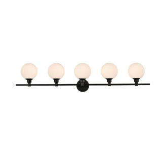 A thumbnail of the Elegant Lighting LD7317W47 Black / Frosted White