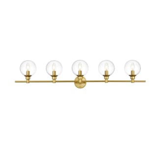 A thumbnail of the Elegant Lighting LD7318W47 Brass / Clear