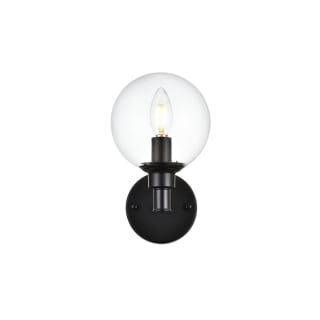 A thumbnail of the Elegant Lighting LD7318W6 Black / Clear