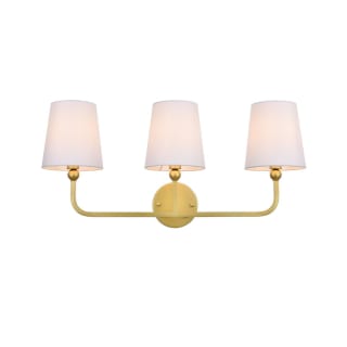 A thumbnail of the Elegant Lighting LD7322W26 Brass / Clear