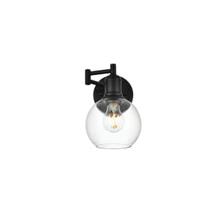 A thumbnail of the Elegant Lighting LD7327W6 Black / Clear