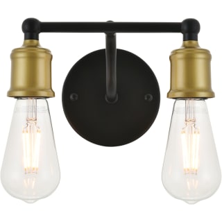 A thumbnail of the Elegant Lighting LD4028W9 Brass / Black
