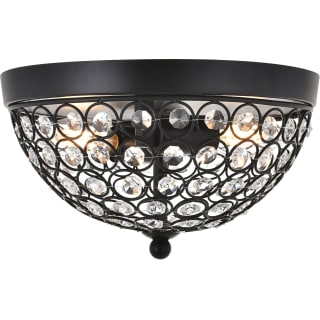 A thumbnail of the Elegant Lighting LD5012F10 Matte Black / Clear