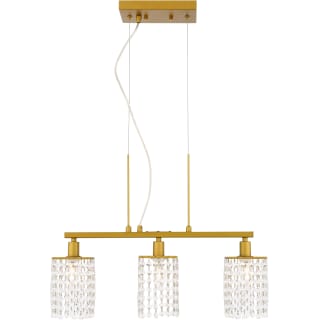 A thumbnail of the Elegant Lighting LD7501 Brass / Clear
