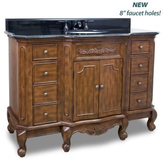 Elements Van062 48 T Painted Nutmeg Black Granite Clairemont Collection 50 1 4 Inch Bathroom Vanity Cabinet With Counter Top And Bowl Faucet Com