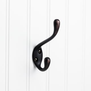 Double Prong Robe Hook, Oil Rubbed Bronze