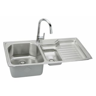 Elkay EGPI4322L0 No Faucet Holes Harmony Lustertone Stainless ...