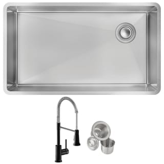 A thumbnail of the Elkay ECTRU30179RTFMC Stainless Steel Sink / Matte Black Faucet