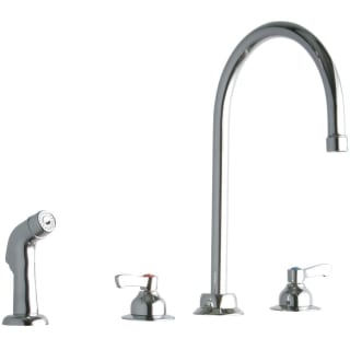 Elkay Lk801gn08l2 Chrome 1 5 Gpm Deck Mounted Double Handle Food