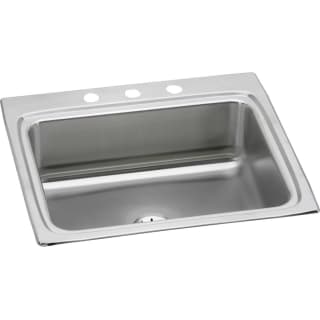 Elkay Lr2522pd4 4 Faucet Holes Lustertone 25 Drop In Single Basin Stainless Steel Kitchen Sink With Basket Strainer Faucet Com