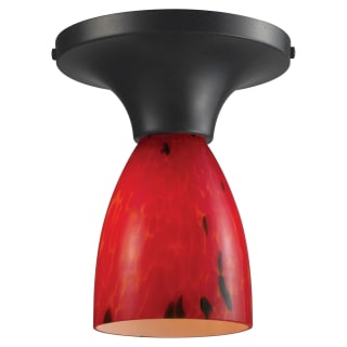 A thumbnail of the Elk Lighting 10152/1 Dark Rust / Fire Red Glass