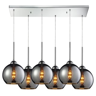 A thumbnail of the Elk Lighting 10240/6RC-CHR Polished Chrome