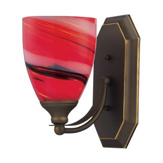 A thumbnail of the Elk Lighting 570-1B Aged Bronze and Candy Glass