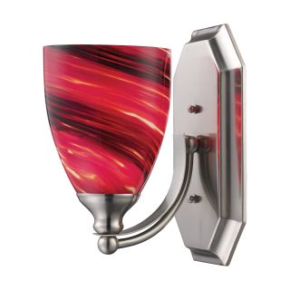 A thumbnail of the Elk Lighting 570-1N Satin Nickel and Autumn Glass