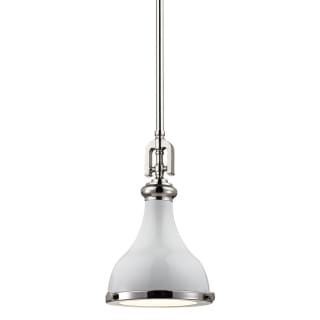 A thumbnail of the Elk Lighting 57040/1 Polished Nickel / Gloss White