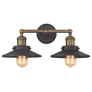 Brass 2 light vanity light top