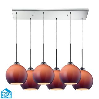 A thumbnail of the Elk Lighting 10240/6RC-PUR Polished Chrome
