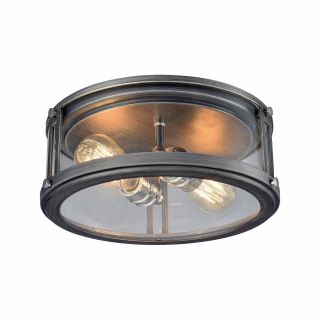 A thumbnail of the Elk Lighting 11880/2 Weathered Zinc / Polished Nickel