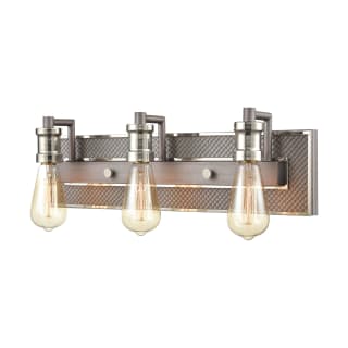 A thumbnail of the Elk Lighting 15493/3 Weathered Zinc / Polished Nickel