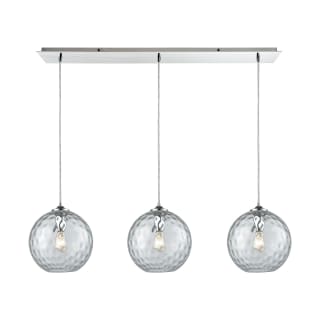 A thumbnail of the Elk Lighting 31380/3LP Polished Chrome / Clear Shades