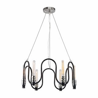 A thumbnail of the Elk Lighting 31906/6 Silvered Graphite / Polished Nickel