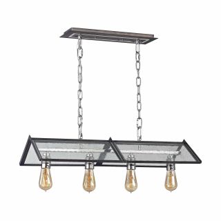 A thumbnail of the Elk Lighting 31962/4 Weathered Zinc / Polished Nickel