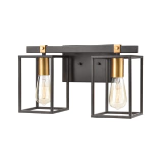 A thumbnail of the Elk Lighting 46631/2 Matte Black / Brushed Brass