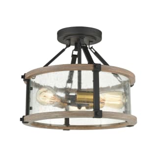 A thumbnail of the Elk Lighting 47286/3 Charcoal / Beechwood / Burnished Brass