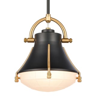 A thumbnail of the Elk Lighting 67775/1 Matte Black / Satin Brass