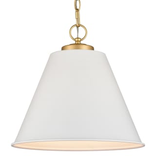 A thumbnail of the Elk Lighting 68164/1 Matte White / Natural Antique Brass