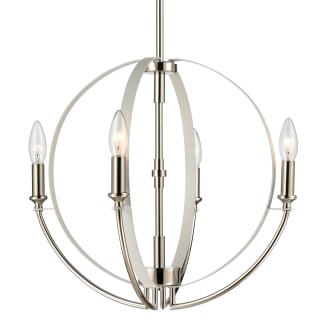 A thumbnail of the Elk Lighting 81465/4 Matte White / Polished Nickel