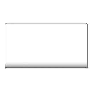 Emser Perspective Pure White Porcelain Cove Base Tile (6-in x 12-in)