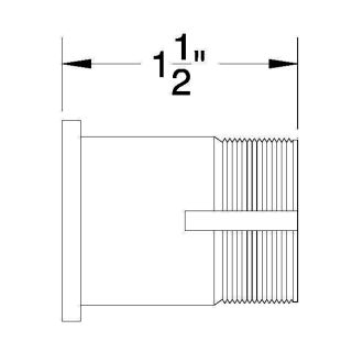 Emtek CY5-THRDMRT150US15 Satin Nickel 1-1/2