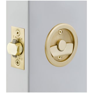 French Brass Pocket Door Lock Large 4-1/2 Bathroom Privacy Lock Hardware