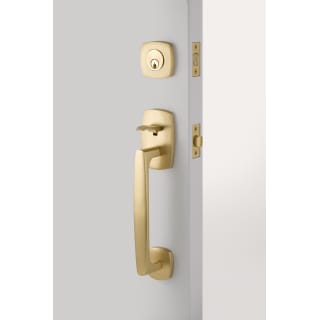 Emtek 4705US4 Satin Brass Urban Modern Sectional Dummy Door