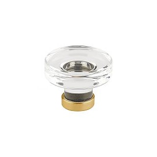Emtek 86570us4 Satin Brass Crystal And Porcelain 1 3 4 Inch