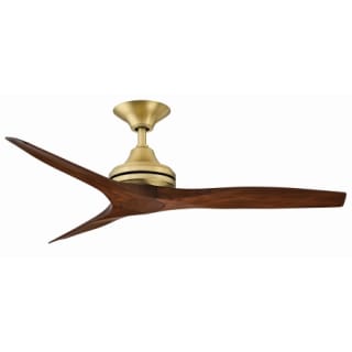 Fanimation Spitfire 48-in Brushed Satin Brass Indoor/Outdoor Ceiling Fan with Remote (3-Blade)