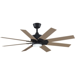 Fanimation Levon Custom 52-in Brushed Nickel LED Indoor/Outdoor Ceiling Fan with Remote (8-Blade)