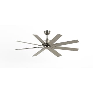 Fanimation Levon Custom 52-in Brushed Nickel LED Indoor/Outdoor Ceiling Fan with Remote (8-Blade)