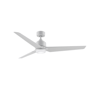 Fanimation TriAire Custom 60-in Matte White Indoor/Outdoor Smart Ceiling Fan with Remote (3-Blade)