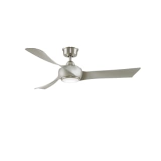 Fanimation Wrap Custom 52-in Brushed Nickel LED Indoor/Outdoor Ceiling Fan with Remote (3-Blade)