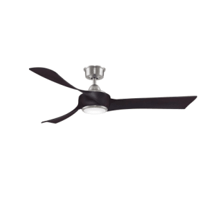 Fanimation Wrap Custom 56-in Black Indoor/Outdoor Ceiling Fan with Remote (3-Blade)