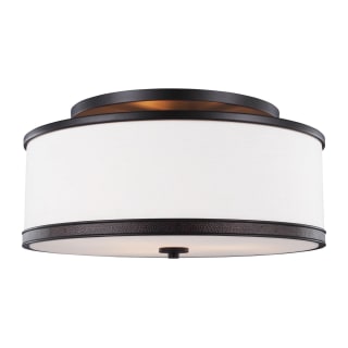 Feiss Sf337orb Oil Rubbed Bronze Marteau 3 Light Semi Flush Ceiling Fixture Lightingdirect Com