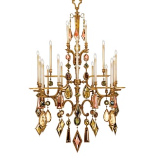 A thumbnail of the Fine Art Handcrafted Lighting 714640-1ST Variegated Gold Leaf with Multicolor Crystal