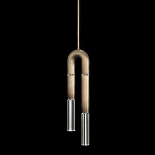 A thumbnail of the Fine Art Handcrafted Lighting 923340 Ombre Bronze / Nickel / No Parchment