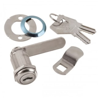 1-1/8 in. Chrome Keyed Alike Cabinet and Drawer Utility Cam Lock 1-1/8 in. Chrome Keyed Alike Cabinet and Drawer Utility Cam Lock