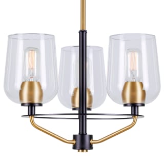 A thumbnail of the Forte Lighting 2726-03 Black and Soft Gold