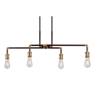 A thumbnail of the Forte Lighting 7116-04 Black and Antique Brass