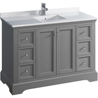 A thumbnail of the Fresca FCB2448-U Gray (Textured) / Countertop White