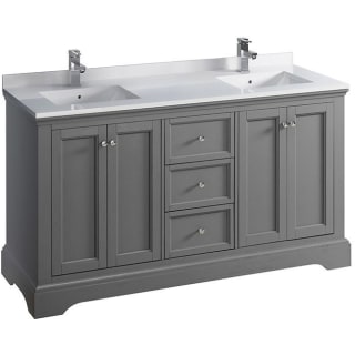 A thumbnail of the Fresca FCB2460-U Gray (Textured) / Countertop White